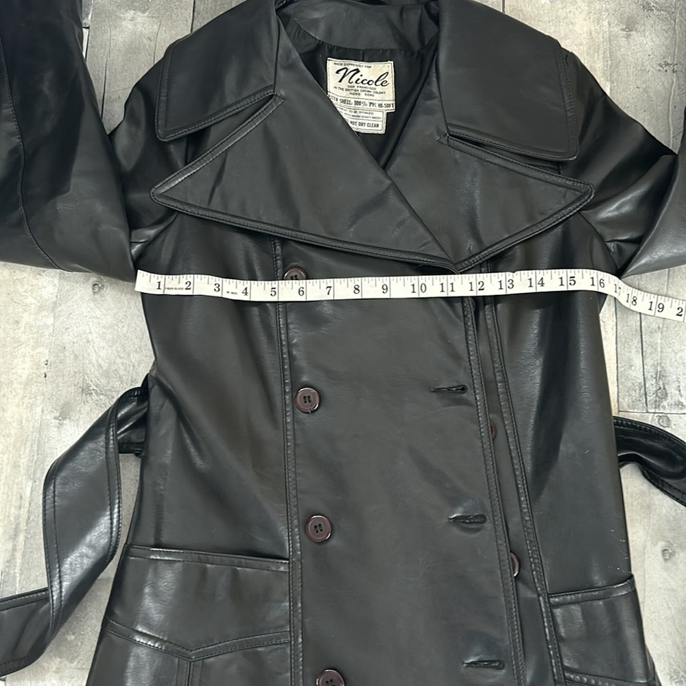 Vintage British Crown Colony Hong Kong 1960’s Trench Coat Size S - Picture 13 of 15
